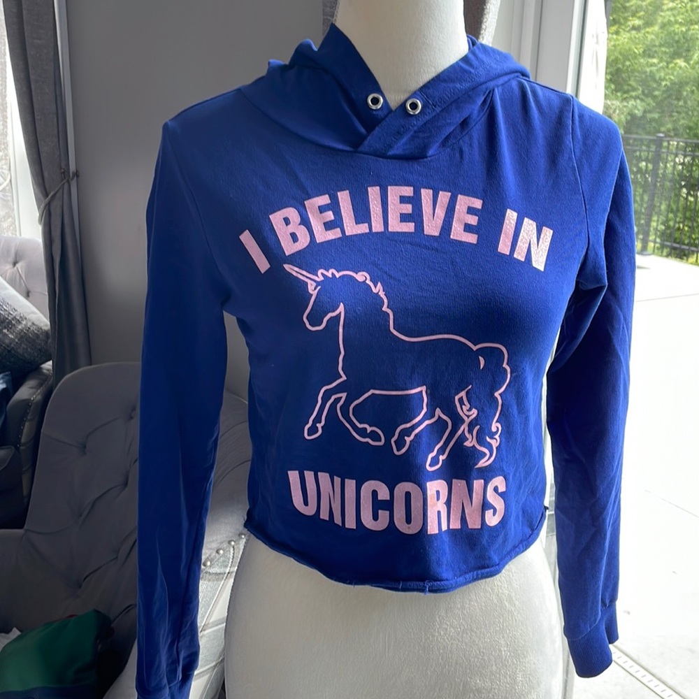 Girls Unicorn Hoodie